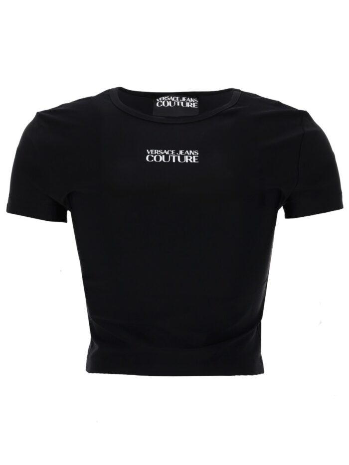 Versace Jeans Couture T-SHIRT CROP CON LOGO