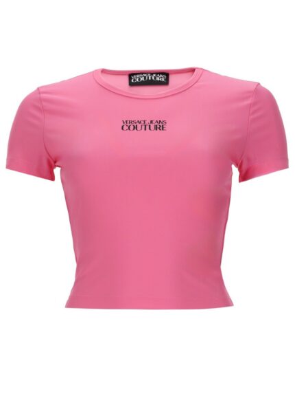 Versace Jeans Couture T-SHIRT CROP CON LOGO