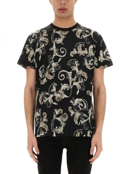 Versace Jeans Couture T-SHIRT OUTLINE BAROQUE