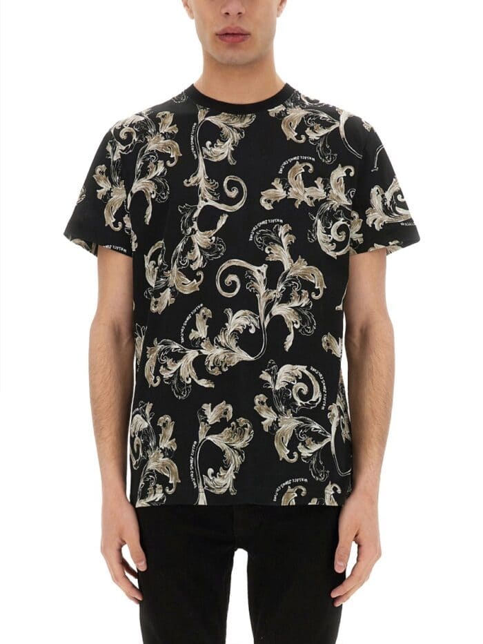 Versace Jeans Couture T-SHIRT OUTLINE BAROQUE