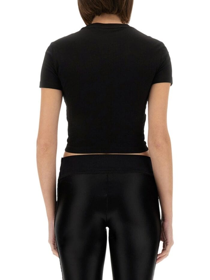 Versace Jeans Couture T-SHIRT WITH CRYSTALS "OUTLINE BAROQUE"