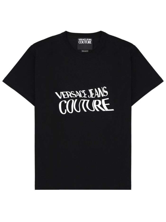 versace jeans couture t shirt with logo Versace Jeans Couture T-SHIRT WITH LOGO