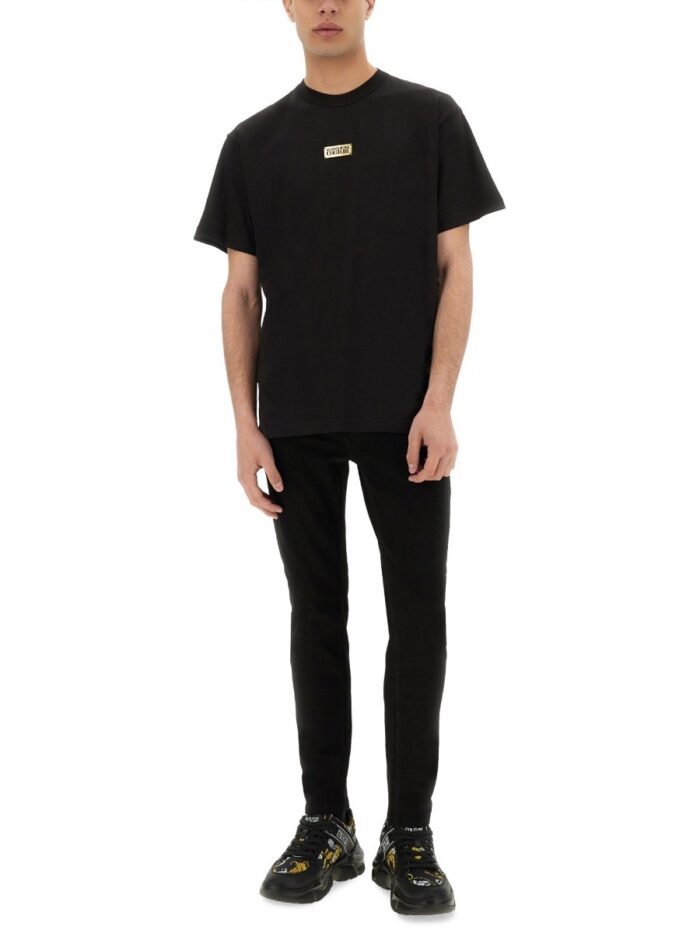 Versace Jeans Couture T-SHIRT WITH LOGO PLAQUE