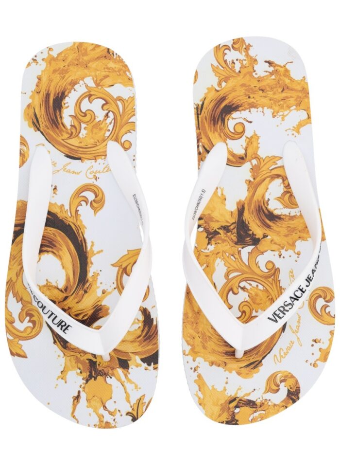 Versace Jeans Couture THONG SANDAL WITH LOGO