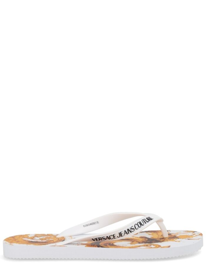 Versace Jeans Couture THONG SANDAL WITH LOGO