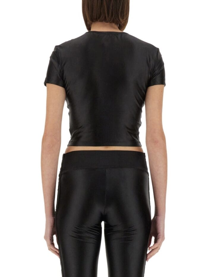 Versace Jeans Couture TOP WITH LOGO PRINT