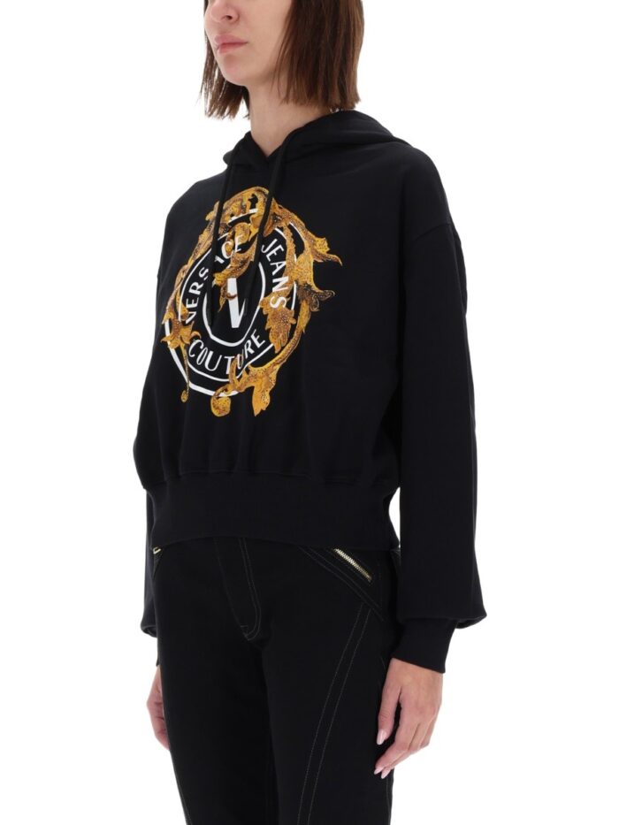 Versace Jeans Couture "V-EMBLEM BAROQUE" SWEATSHIRT
