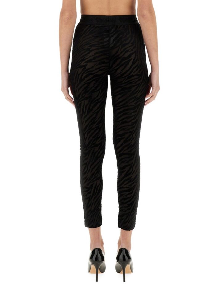 Versace Jeans Couture ZEBRA DEVORÉ LEGGINGS