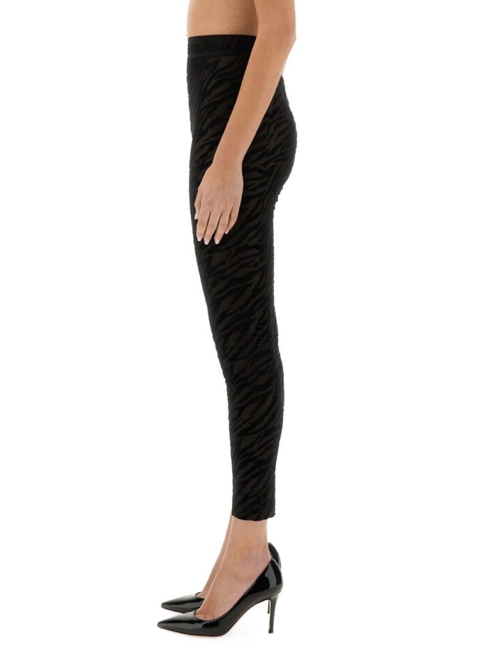 Versace Jeans Couture ZEBRA DEVORÉ LEGGINGS
