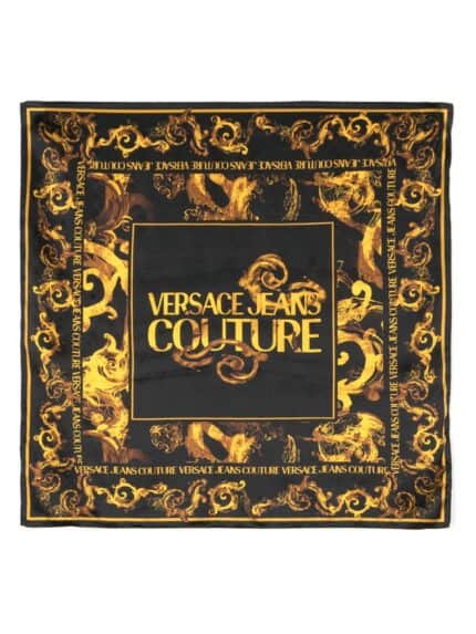 VERSACE JEANS CUTURE Barocco-print Silk Scarf