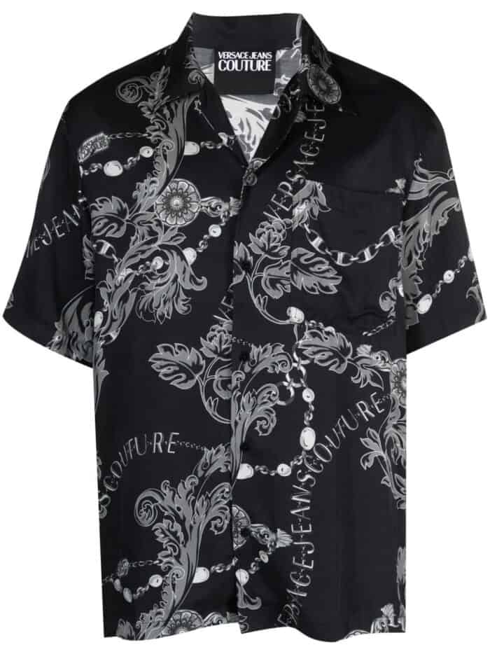 VERSACE JEANS CUTURE Bow Print Shirt