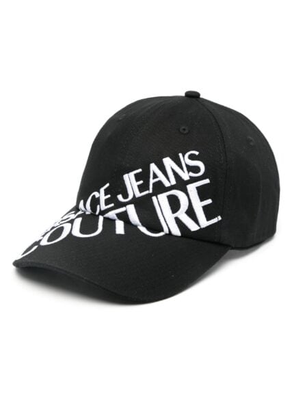 VERSACE JEANS CUTURE Logo-print Cotton Baseball Cap