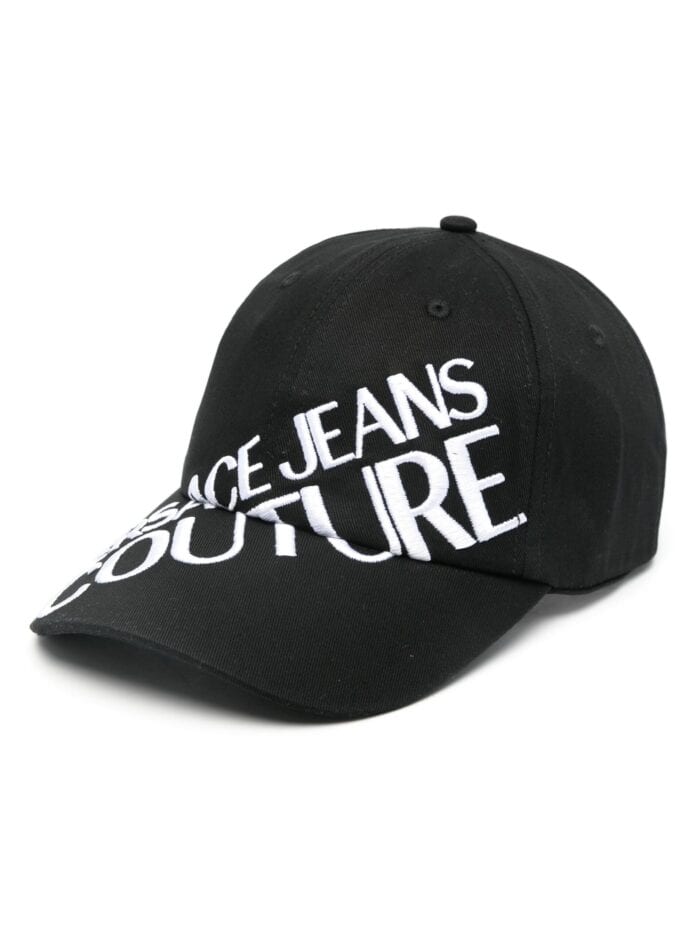 VERSACE JEANS CUTURE Logo-print Cotton Baseball Cap