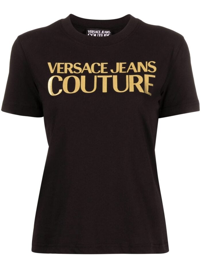 VERSACE JEANS CUTURE Logo-print Cotton T-shirt