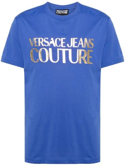 VERSACE JEANS CUTURE Logo-print Cotton T-shirt