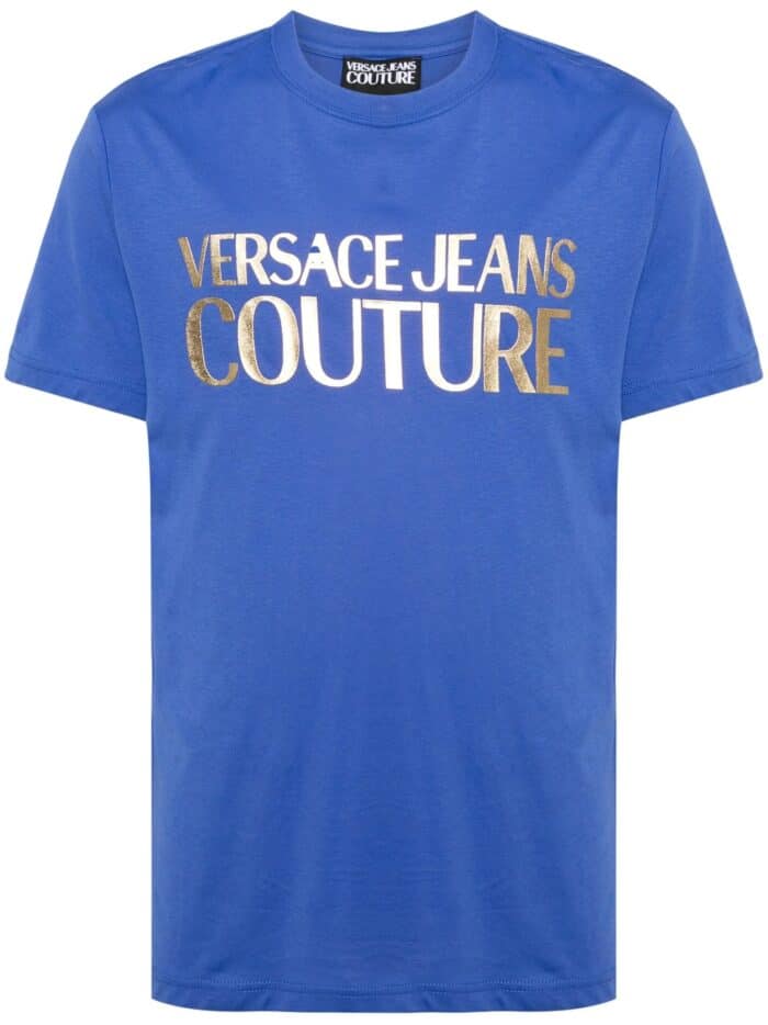 VERSACE JEANS CUTURE Logo-print Cotton T-shirt