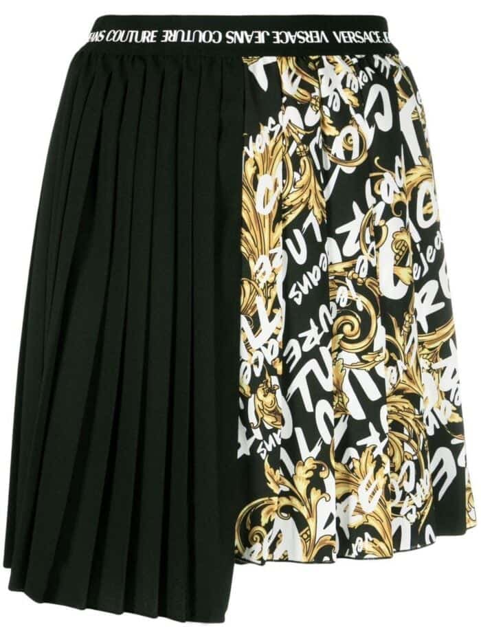 VERSACE JEANS CUTURE Re-styling Skirt Crepe