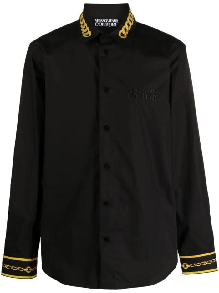 VERSACE JEANS CUTURE S Panel Chain Shirts