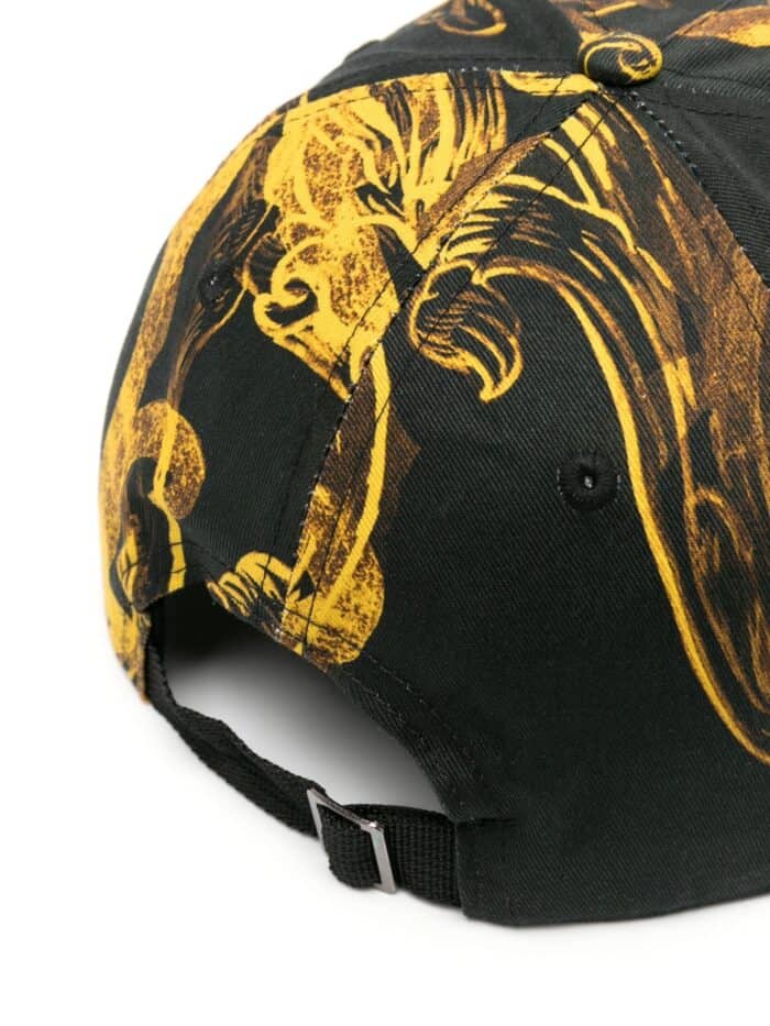 VERSACE JEANS CUTURE Watercolor Logo-print Cap