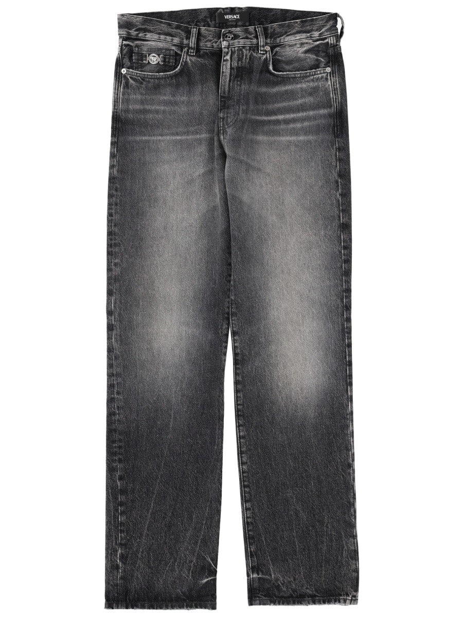 Versace JEANS WITH "MEDUSA" DETAIL