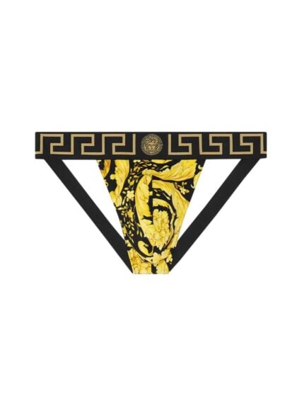 Versace JOCKSTRAP WITH BAROQUE PRINT