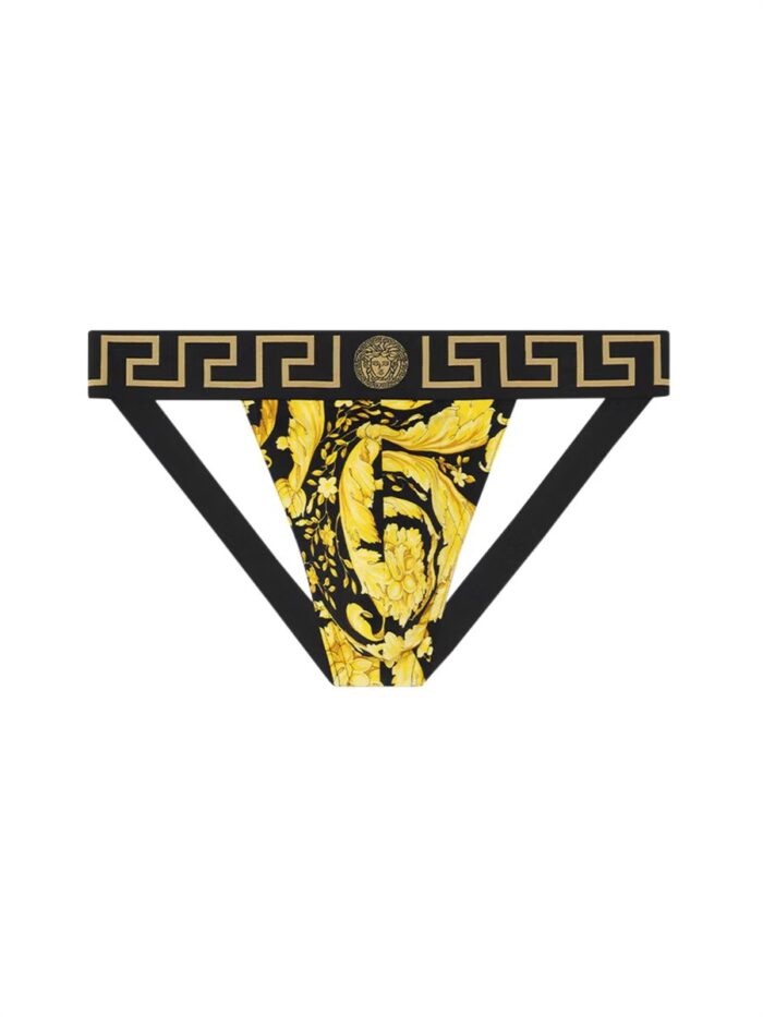 Versace JOCKSTRAP WITH BAROQUE PRINT