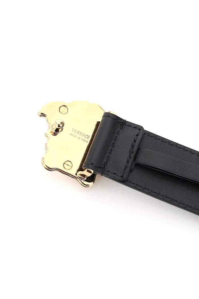 Versace 'La Medusa' Leather Belt