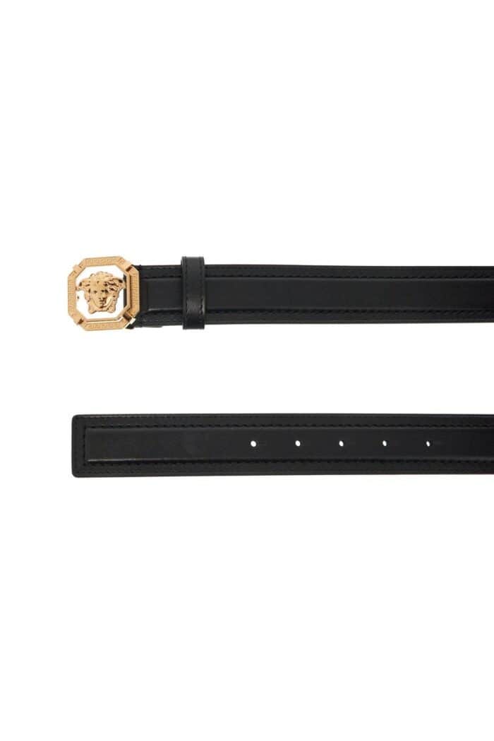 VERSACE "leather Medusa Belt With