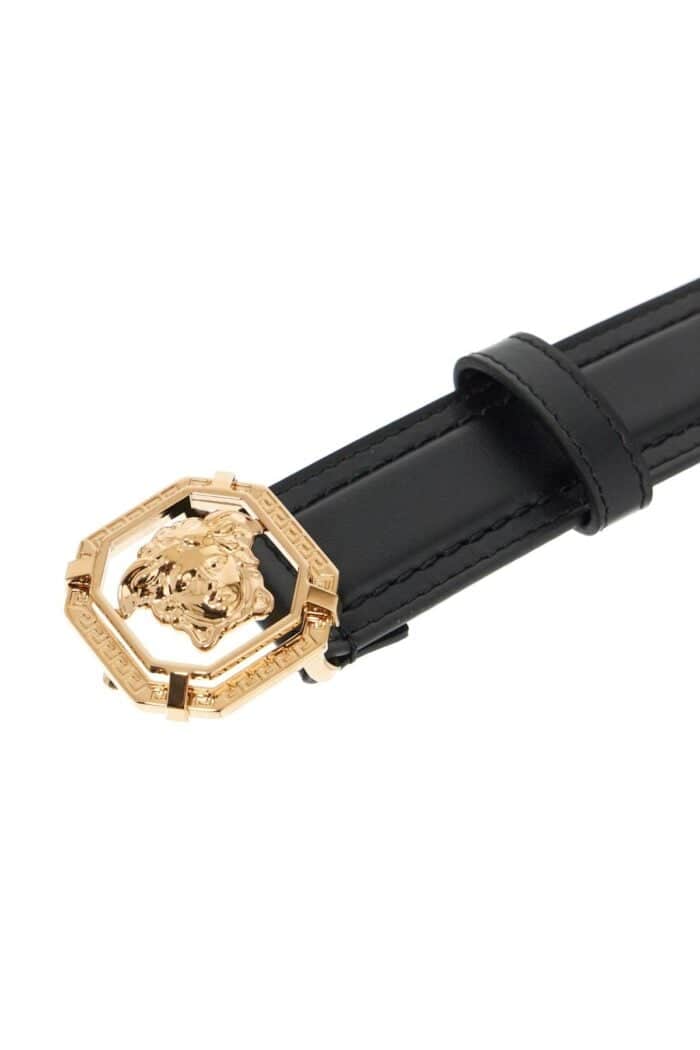 VERSACE "leather Medusa Belt With