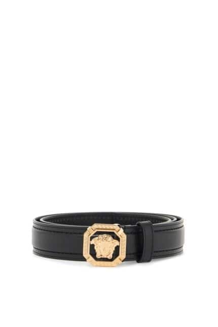 VERSACE "leather Medusa Belt With