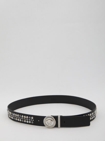 Versace Medusa belt with studs