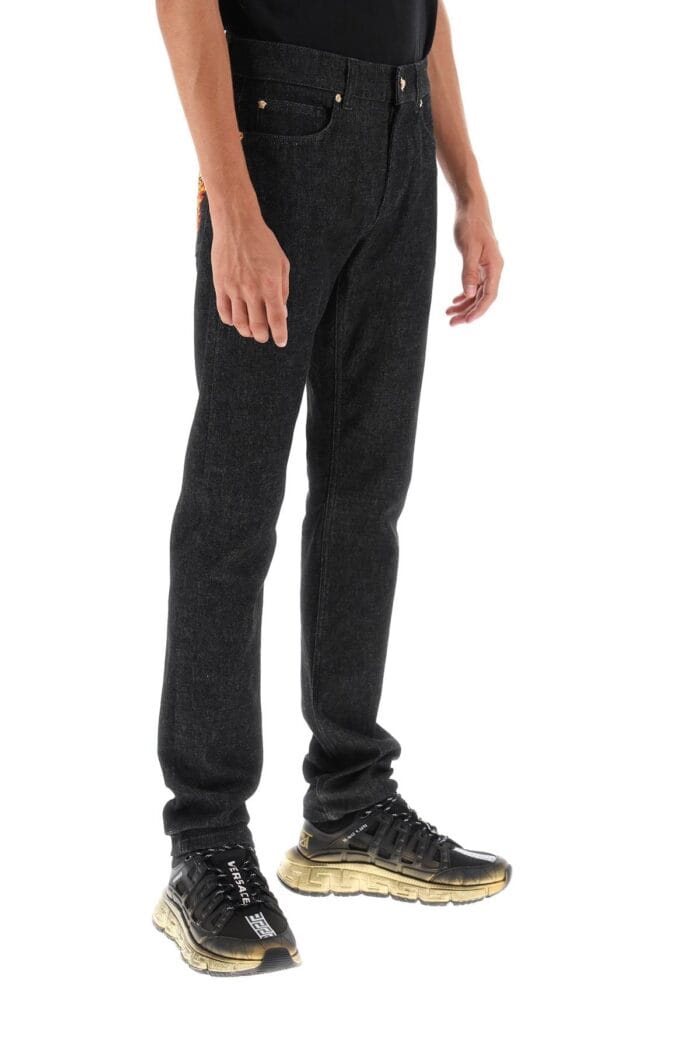 Versace Medusa Flame Jeans