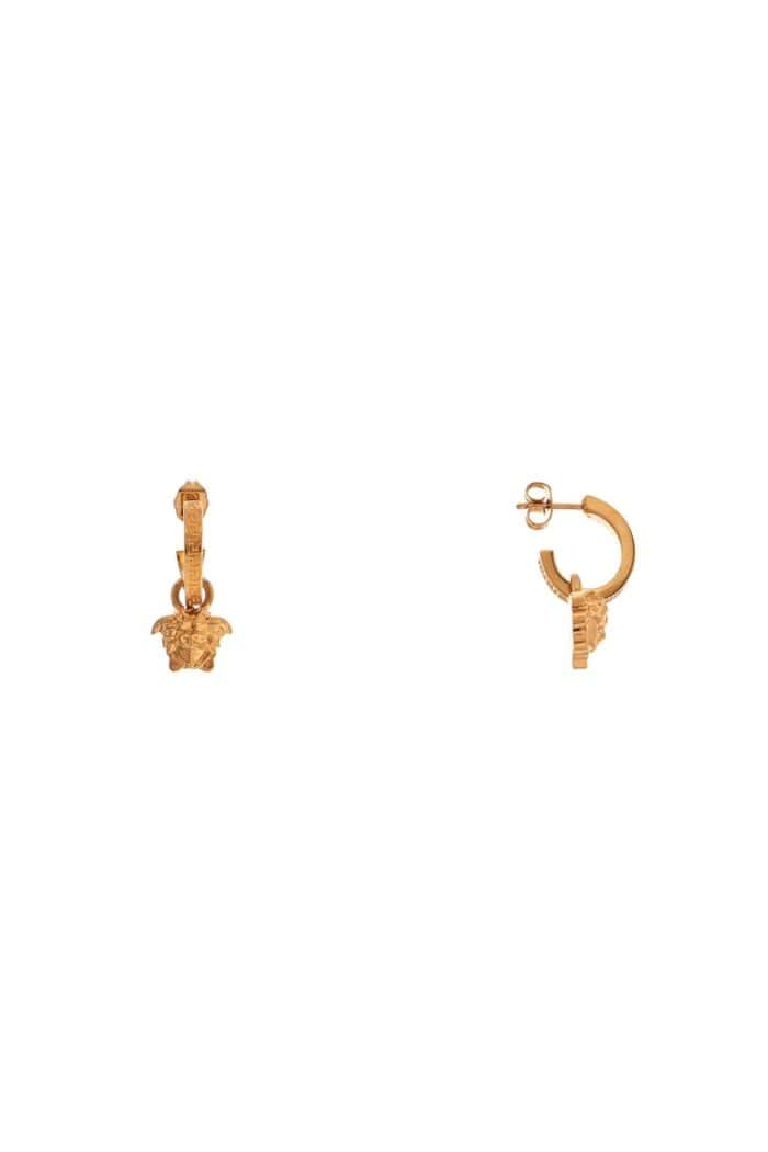 VERSACE "medusa Greek Circle Earrings"