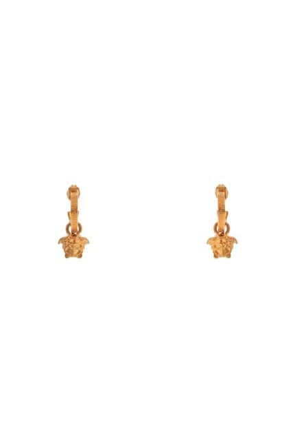 VERSACE "medusa Greek Circle Earrings"