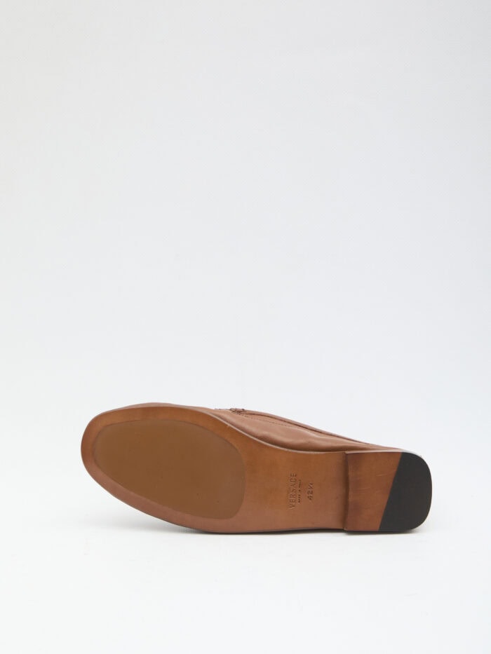 Versace Medusa leather loafers