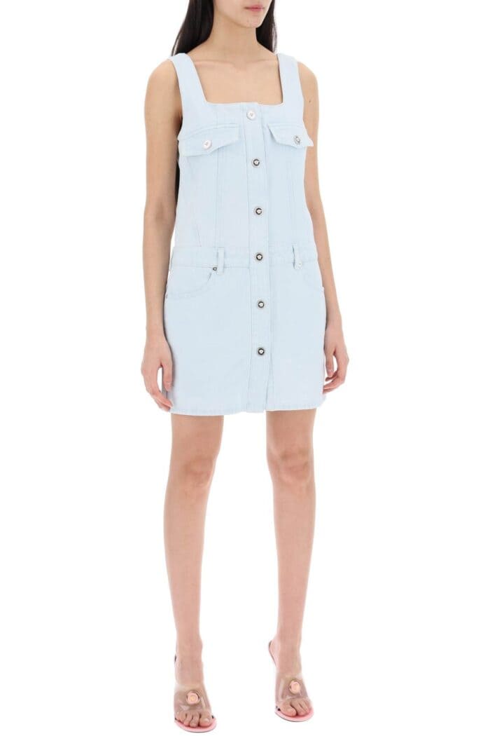 VERSACE "medusa Mini Denim Dress