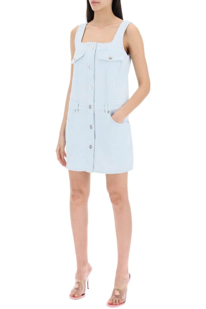 VERSACE "medusa Mini Denim Dress
