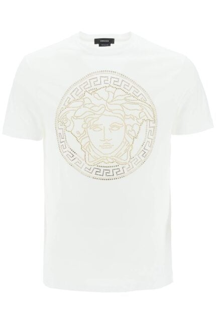 Versace Medusa-studded Taylor Fit T-shirt