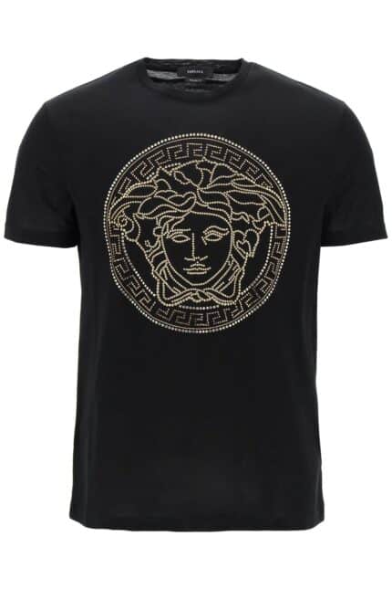 Versace Medusa-studded Taylor Fit T-shirt