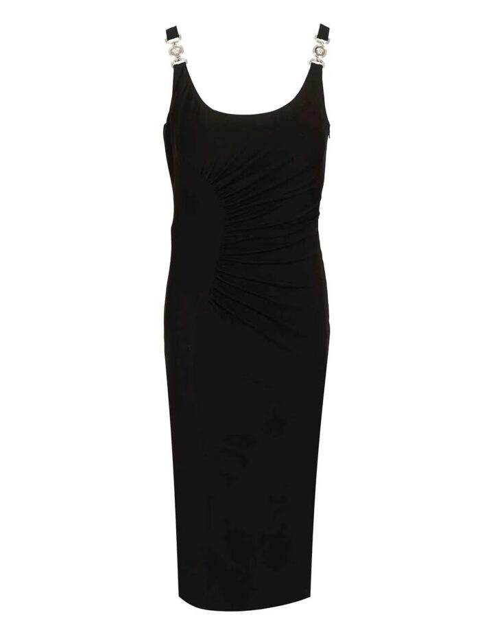 Versace Midi dress in jersey crepe stretch