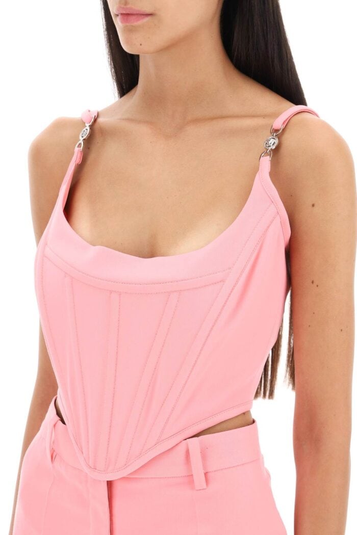 Versace Monogram Corset Top