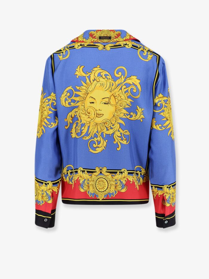 Versace Multicolor Silk Shirt