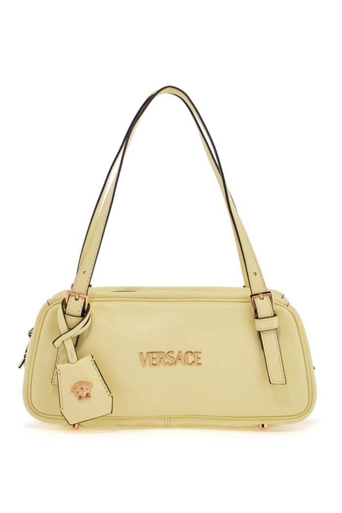 VERSACE Nappa Leather Bowling Bag