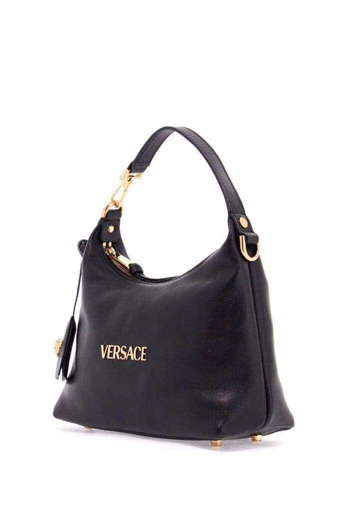 Versace Nappa Leather Hobo Bag