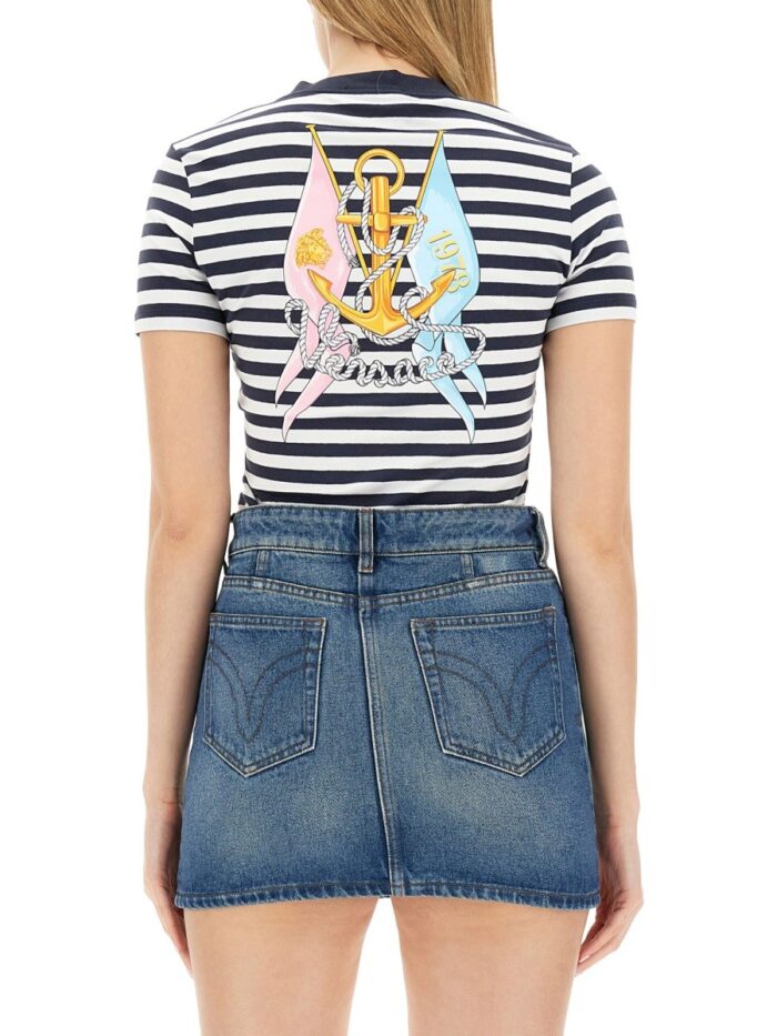Versace NAUTICAL STRIPE T-SHIRT