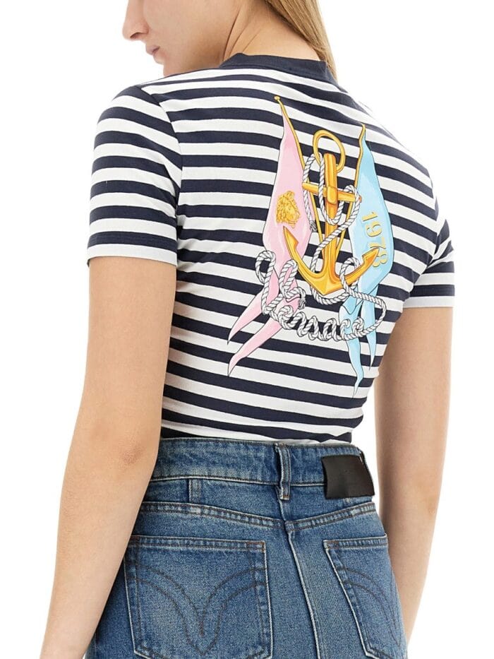 Versace NAUTICAL STRIPE T-SHIRT