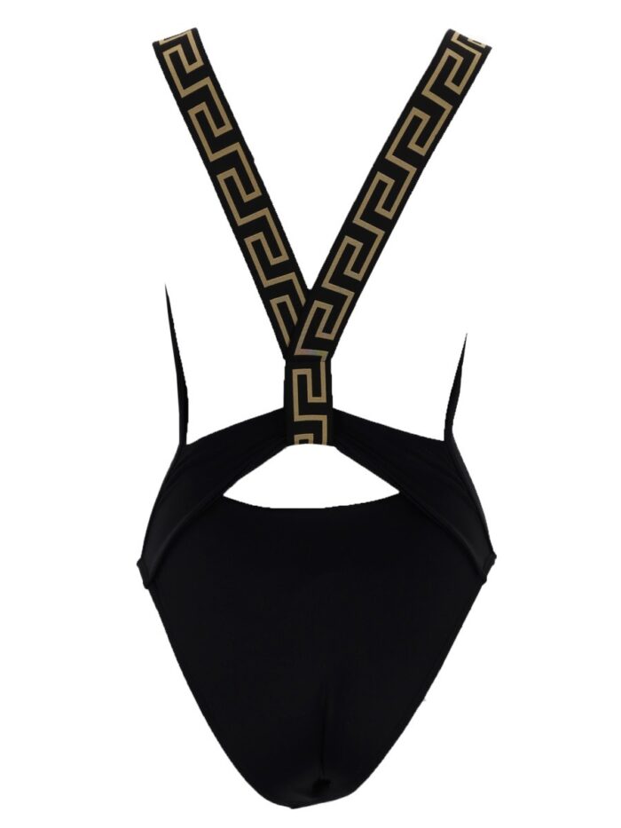 Versace ONE PIECE SWIMSUIT WITH "GREEK" DETAIL