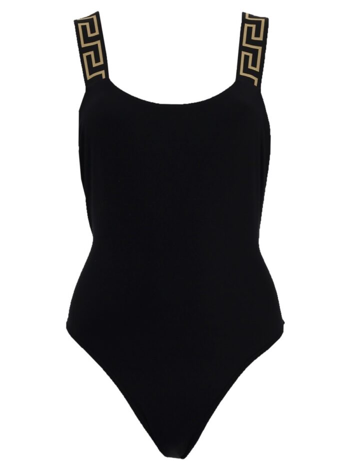 Versace ONE PIECE SWIMSUIT WITH "GREEK" DETAIL