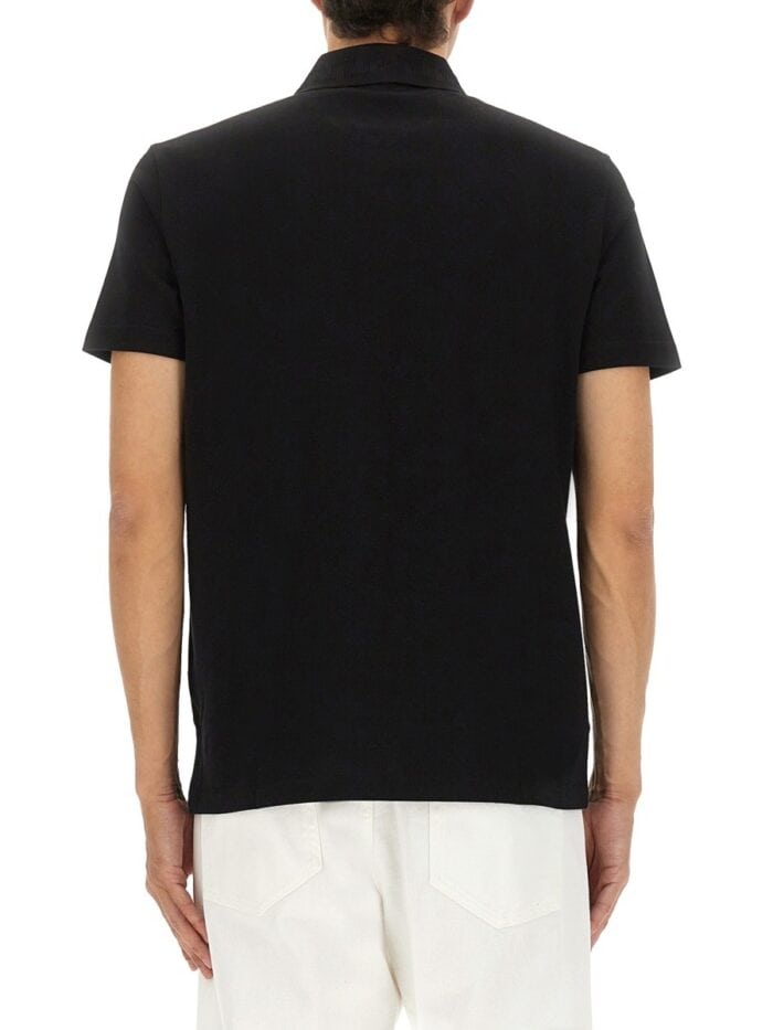 Versace PIQUET POLO SHIRT WITH EMBROIDERY