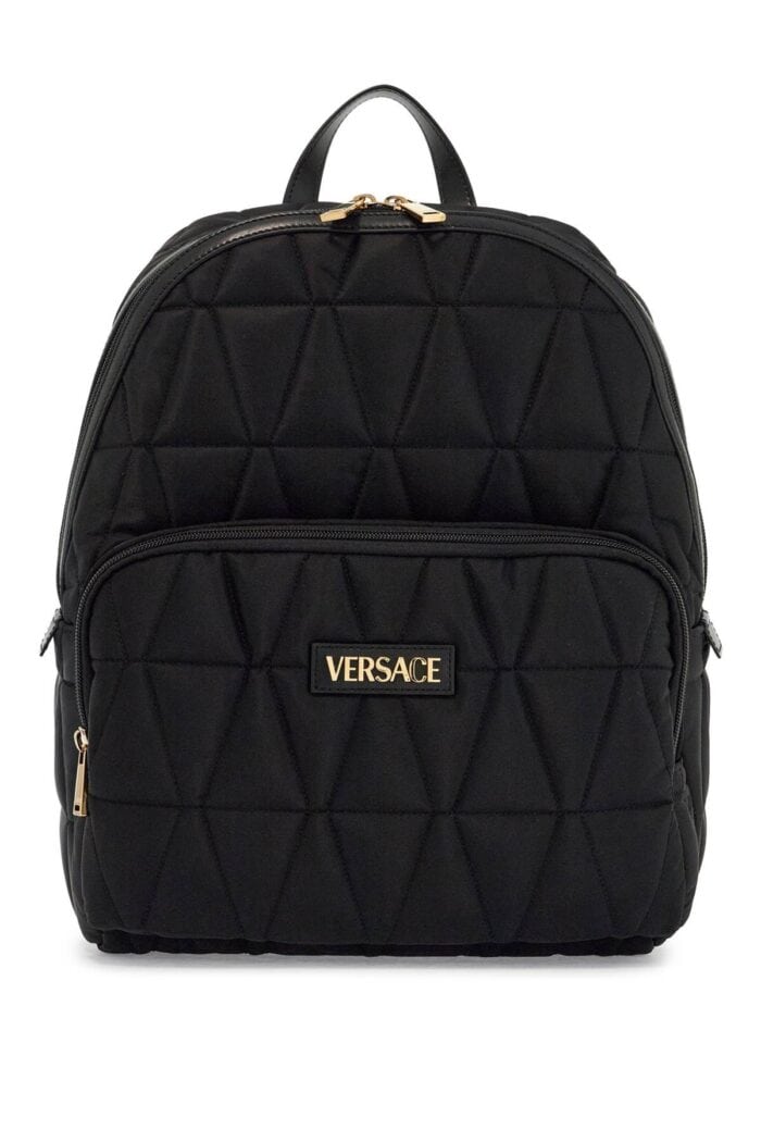 VERSACE Quilted Nylon Backpack